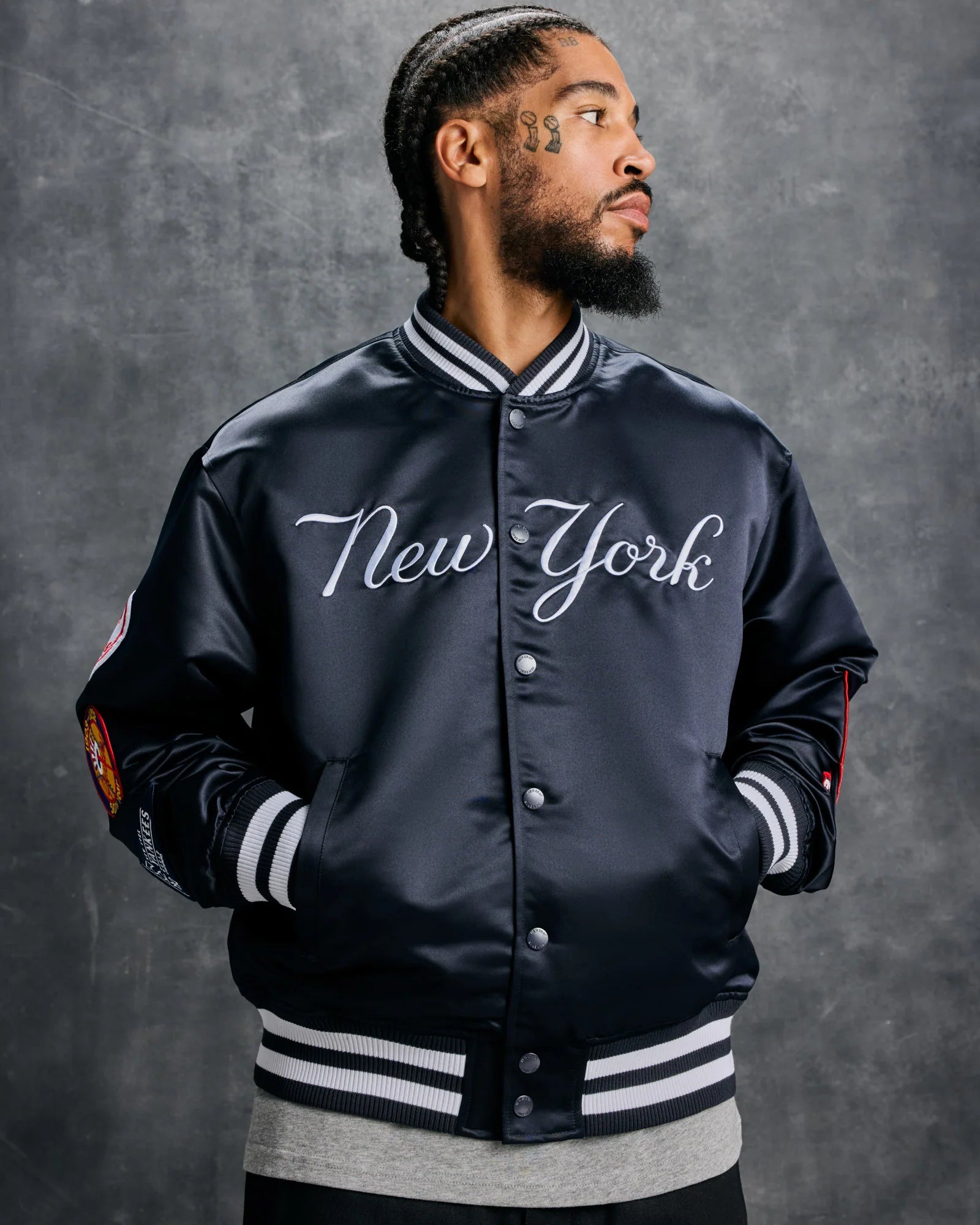 New Era MLB New York Yankees Varsity Jacket Navy