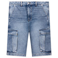 Cargo Denim Baggy Short Bay Indigo