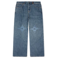 20K Diamond Stellar Denim Pants Blue