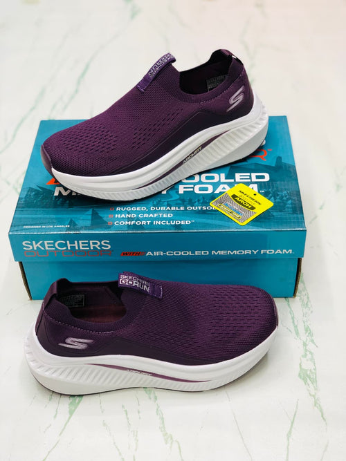 SKECHERS ARCHFIT PLUM FOR WOMEN