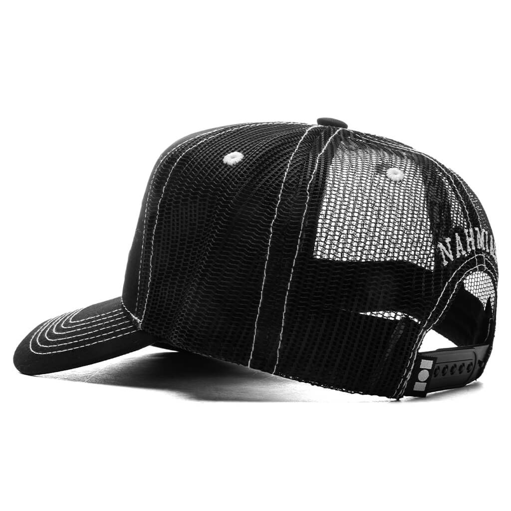 Miracle Academy Contrast Trucker Hat Black White