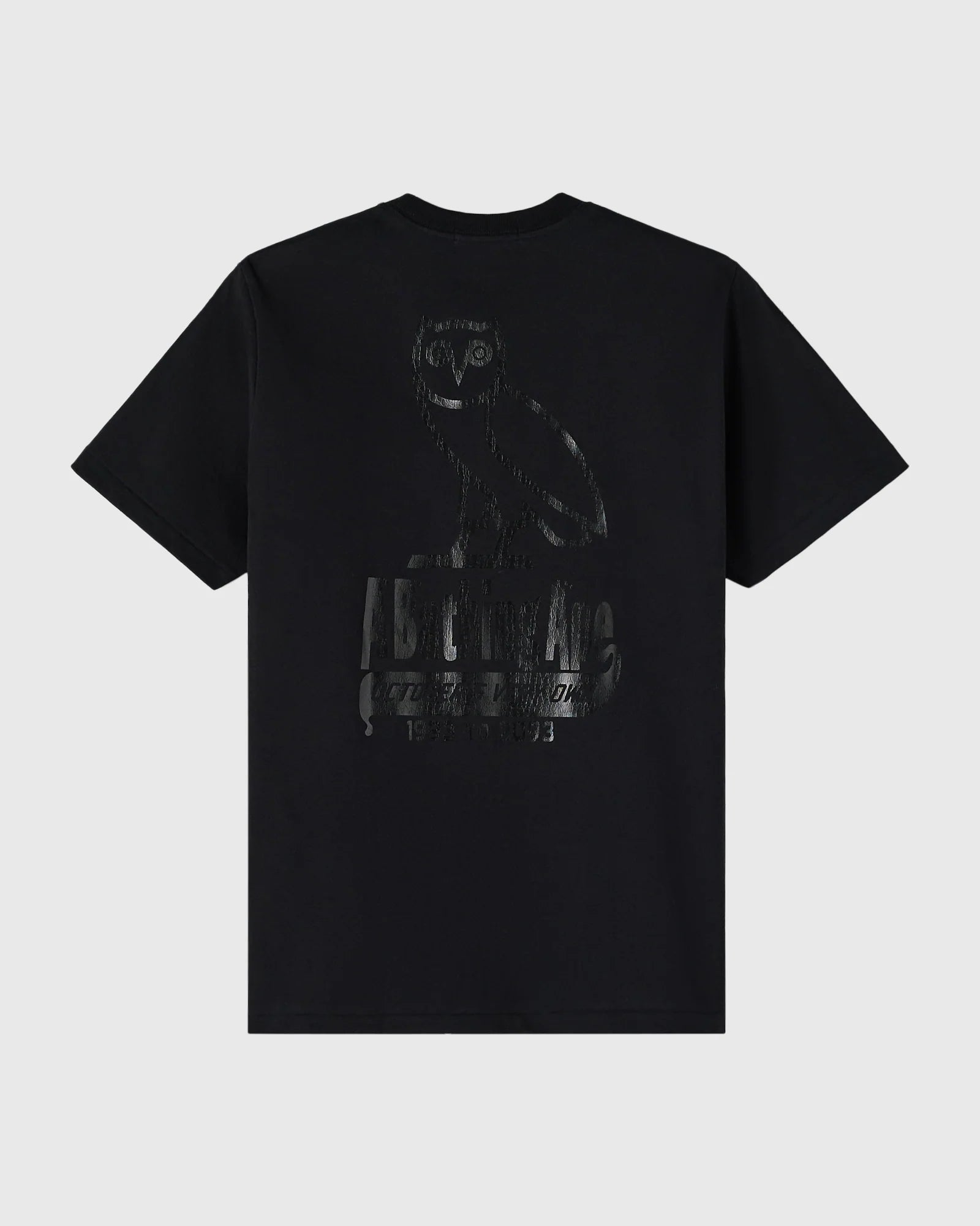 BAPE OVO Sta Crocodile Print Tee Black