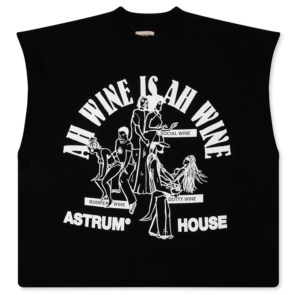 AH Wine Tee Black
