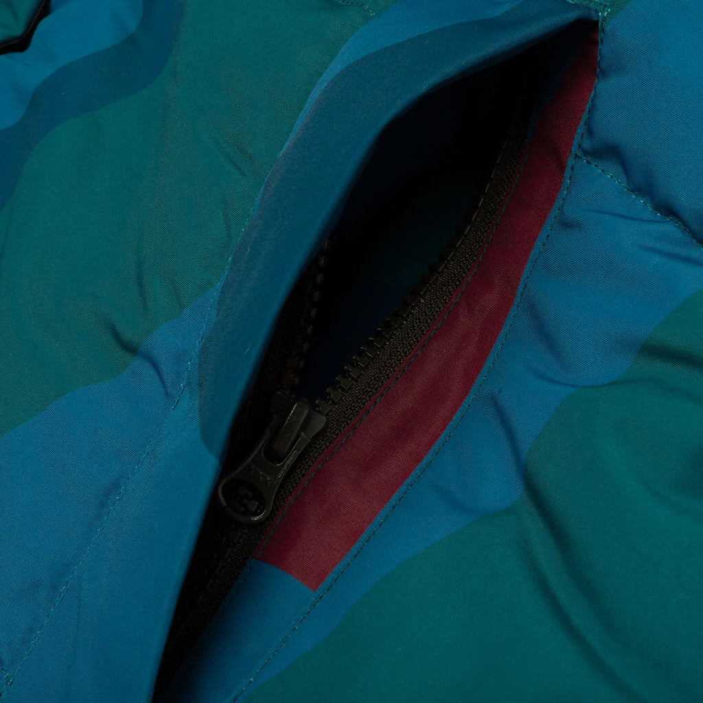 Protect The Sun Reversible Puffer Jacket Brown