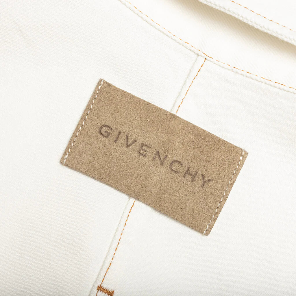 Couture Seam Overshirt White