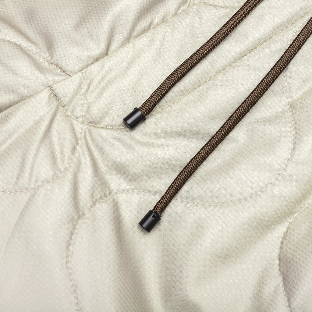 Pleaded Padded Pants Sand