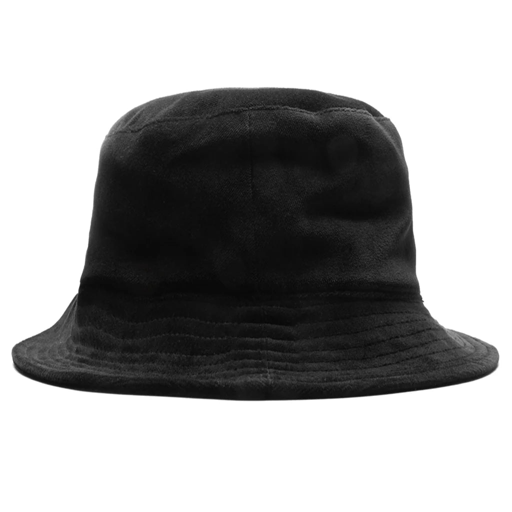 Rodman Velvet Bucket Hat Black