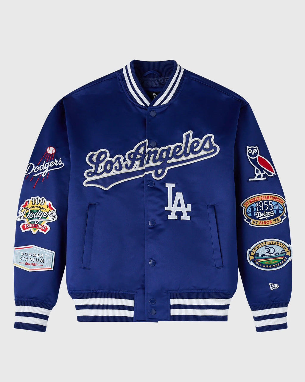 New Era MLB Los Angeles Dodgers Varsity Jacket Blue