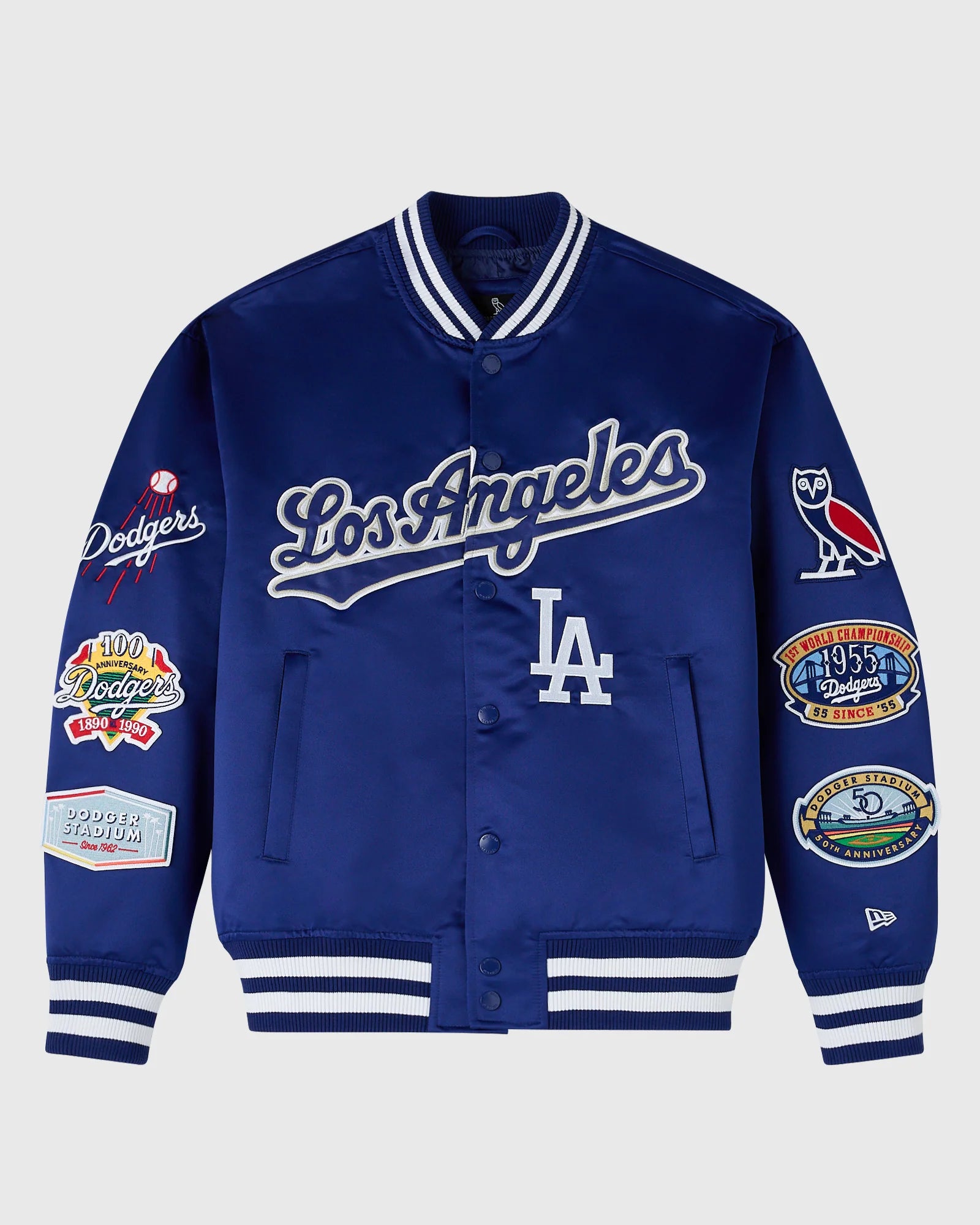 New Era MLB Los Angeles Dodgers Varsity Jacket Blue