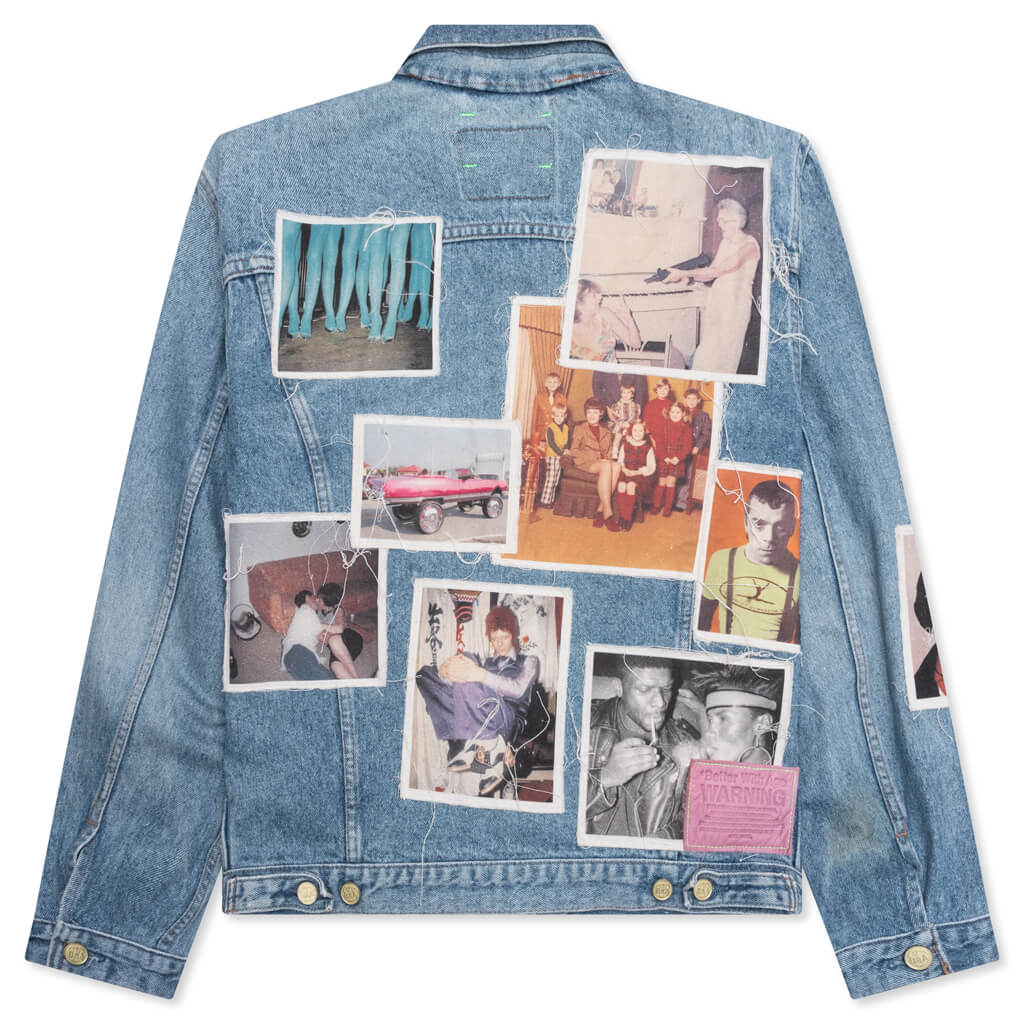 Portrait Denim Jacket Multi