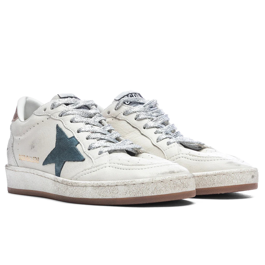 Womens Ball Star White Smoke Blue Peach