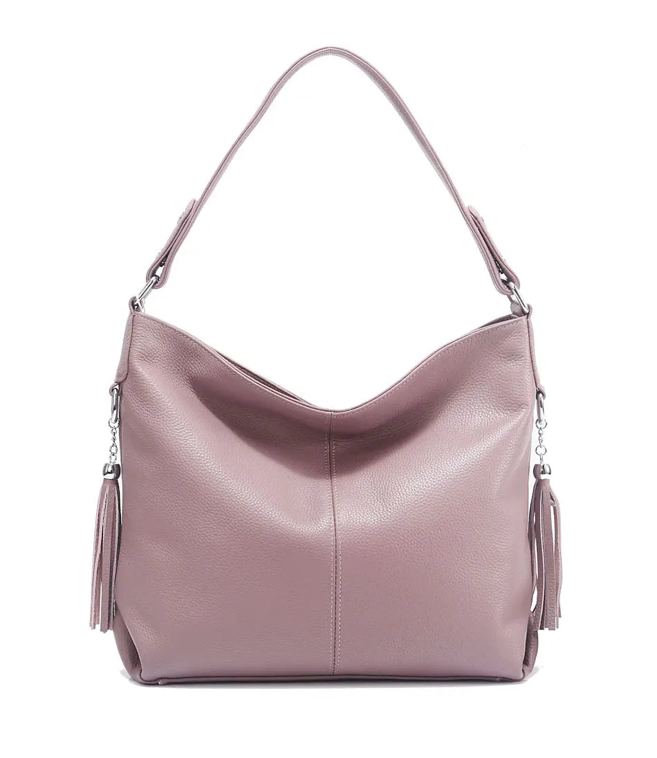 Bolsa de Ombro de Couro Bolzano