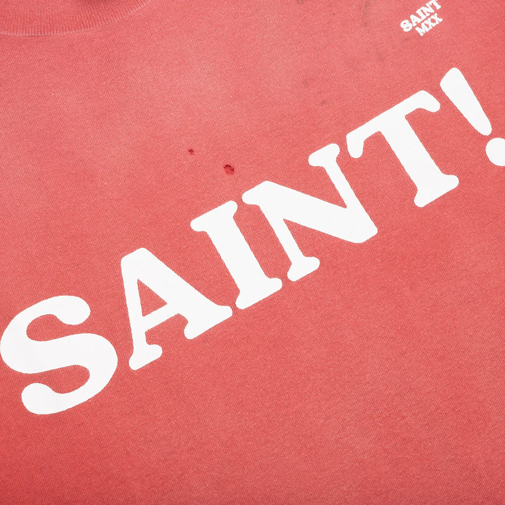 Saint S S Tee Red