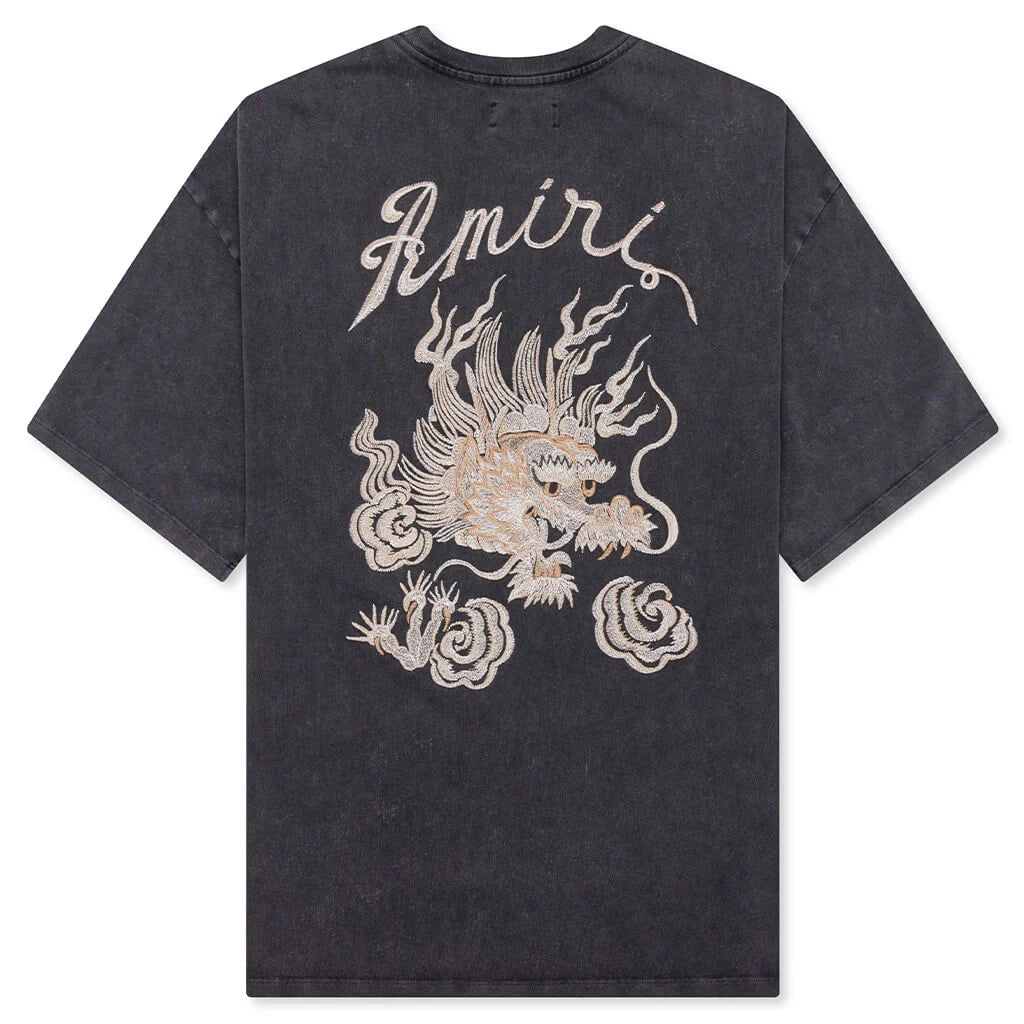 Amiri Dragon Oversized Tee Black