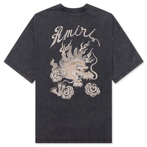 Amiri Dragon Oversized Tee Black