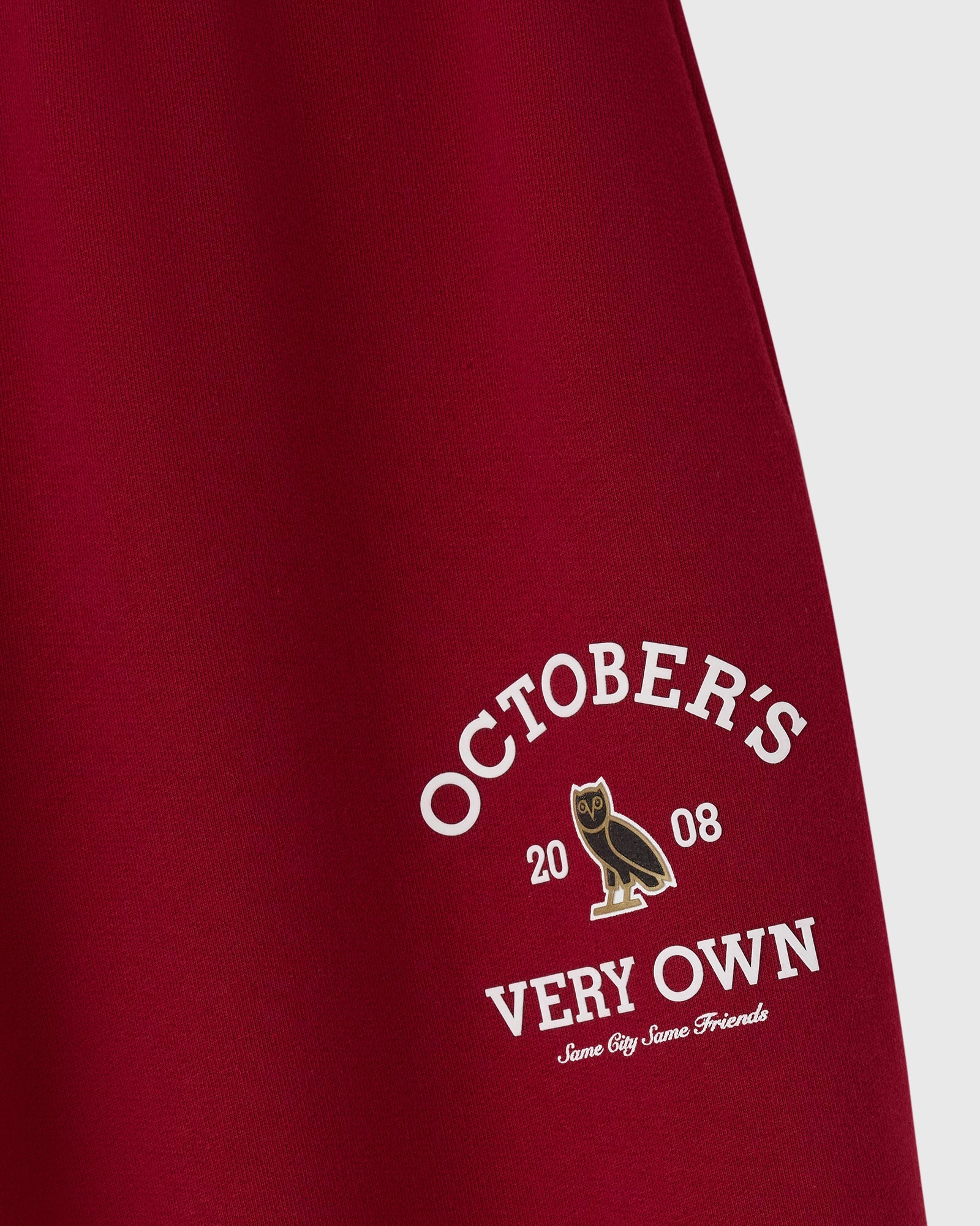 Collegiate Sweatpant Deep Red
