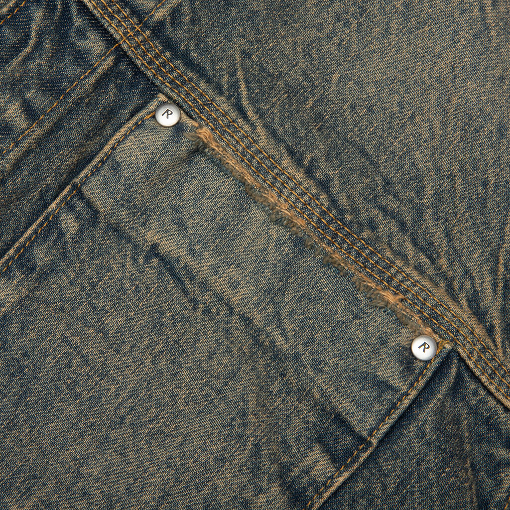 Denim Trucker Blue Cream