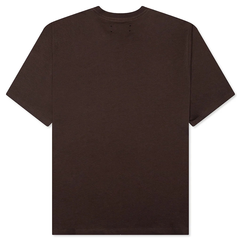Amiri Stitch Tee Shaved Chocolate