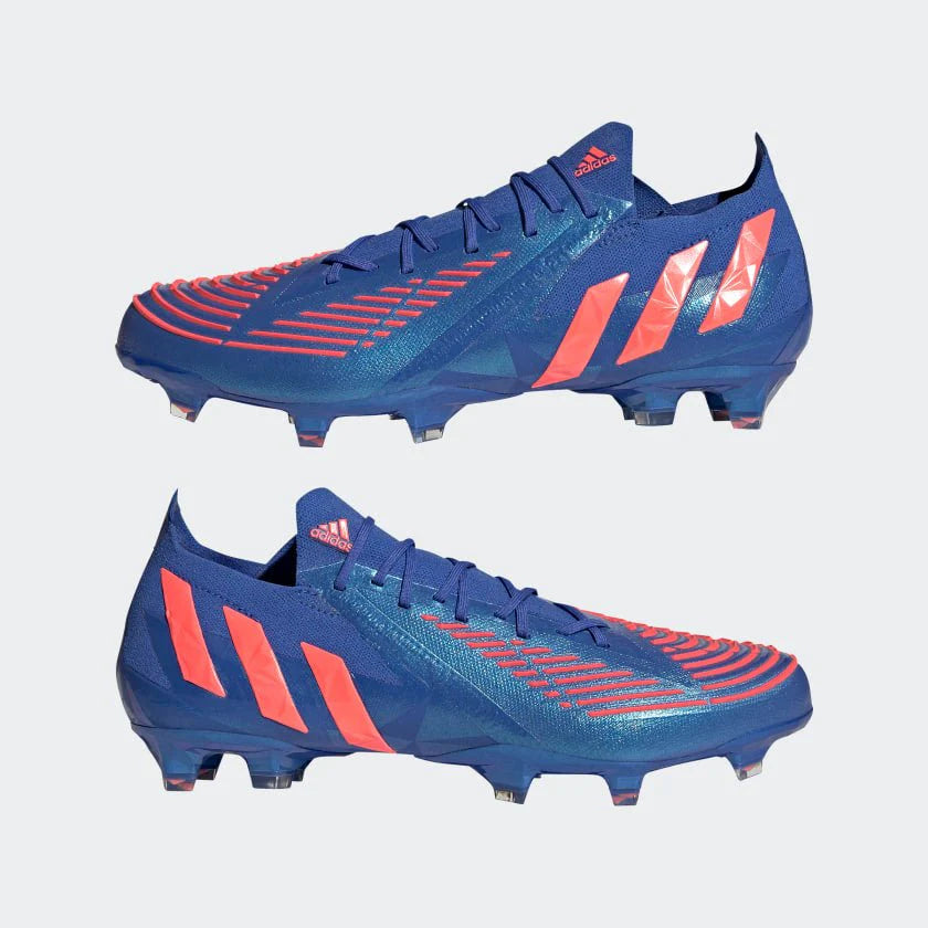 adidas Predator Edge1 Low FG Firm Ground Soccer Cleats Hi Res Blue Turbo Hi Res Blue
