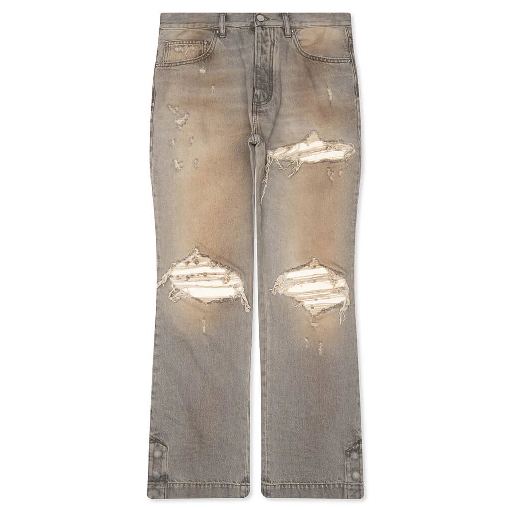MX1 Straight Flare Jean Rust Indigo