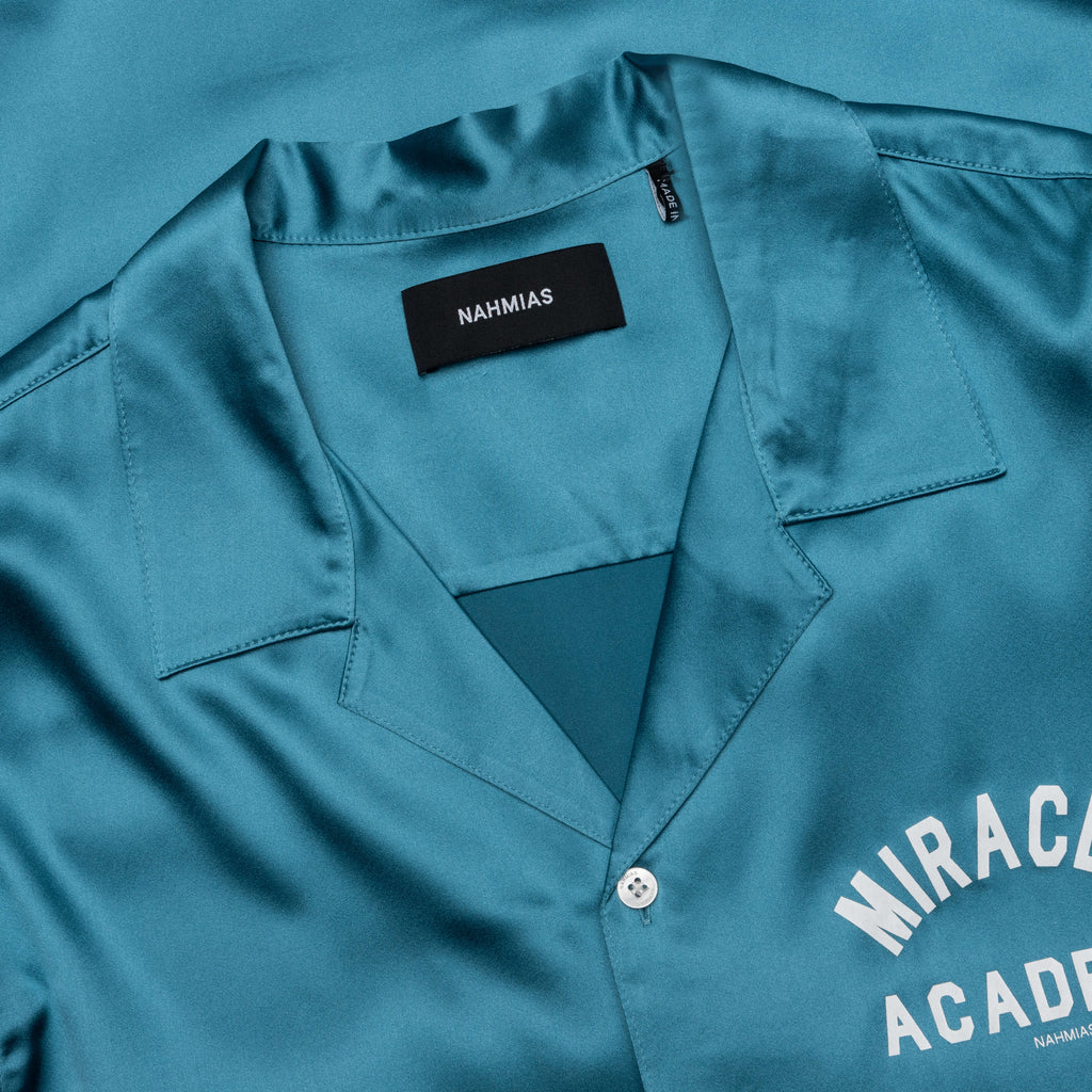Miracle Academy S S Silk Shirt Ocean