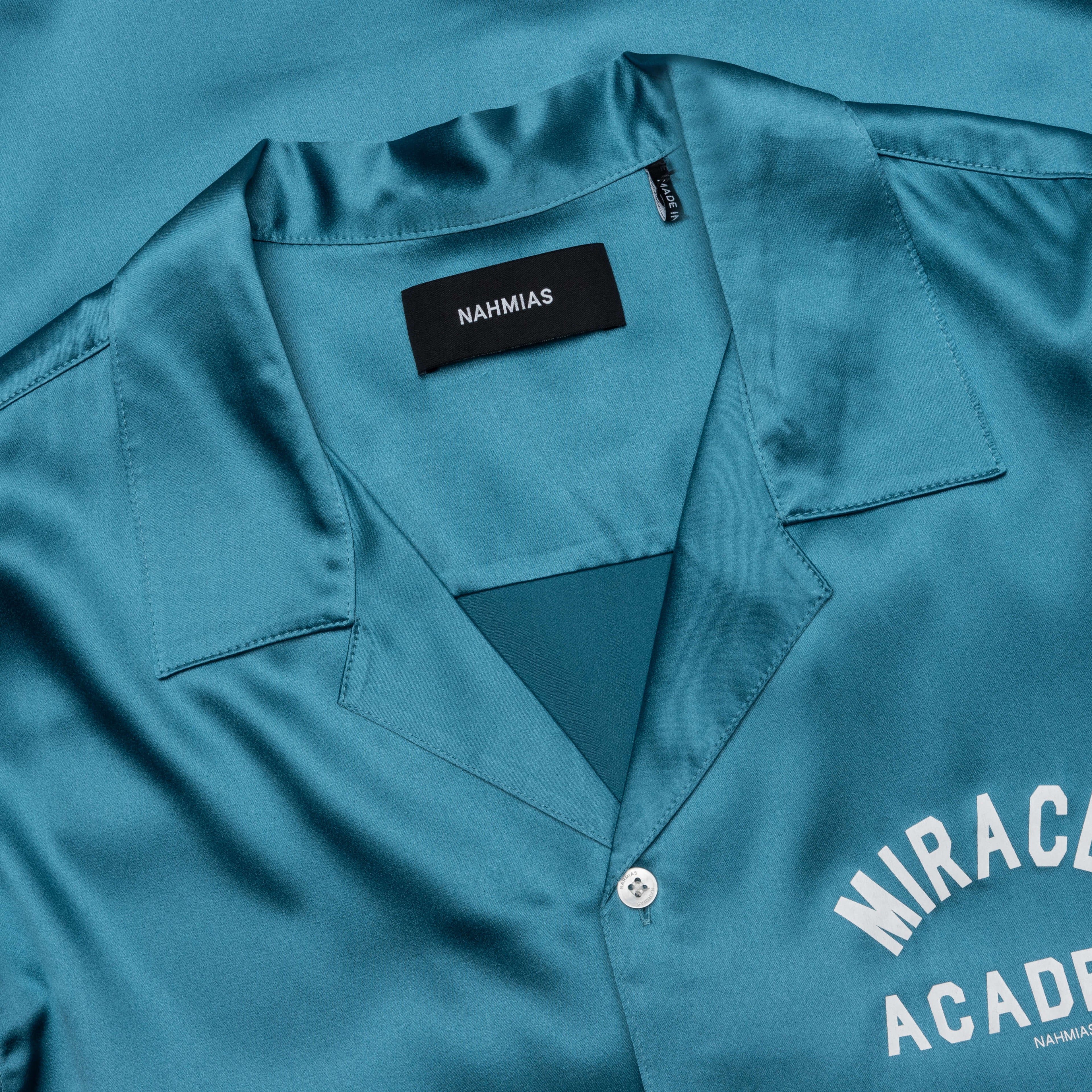 Miracle Academy S S Silk Shirt Ocean