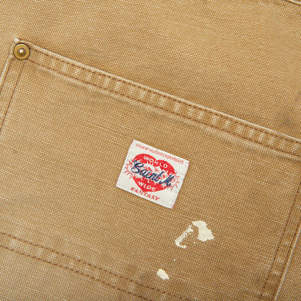 Double Knee Shorts Beige