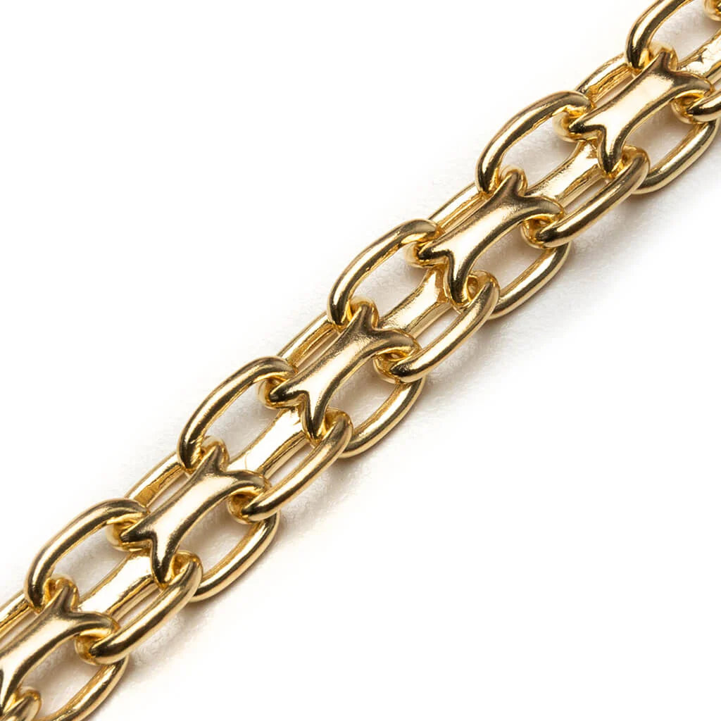 Vintage Necklace Gold 925 Sterling Silver 9K Gold