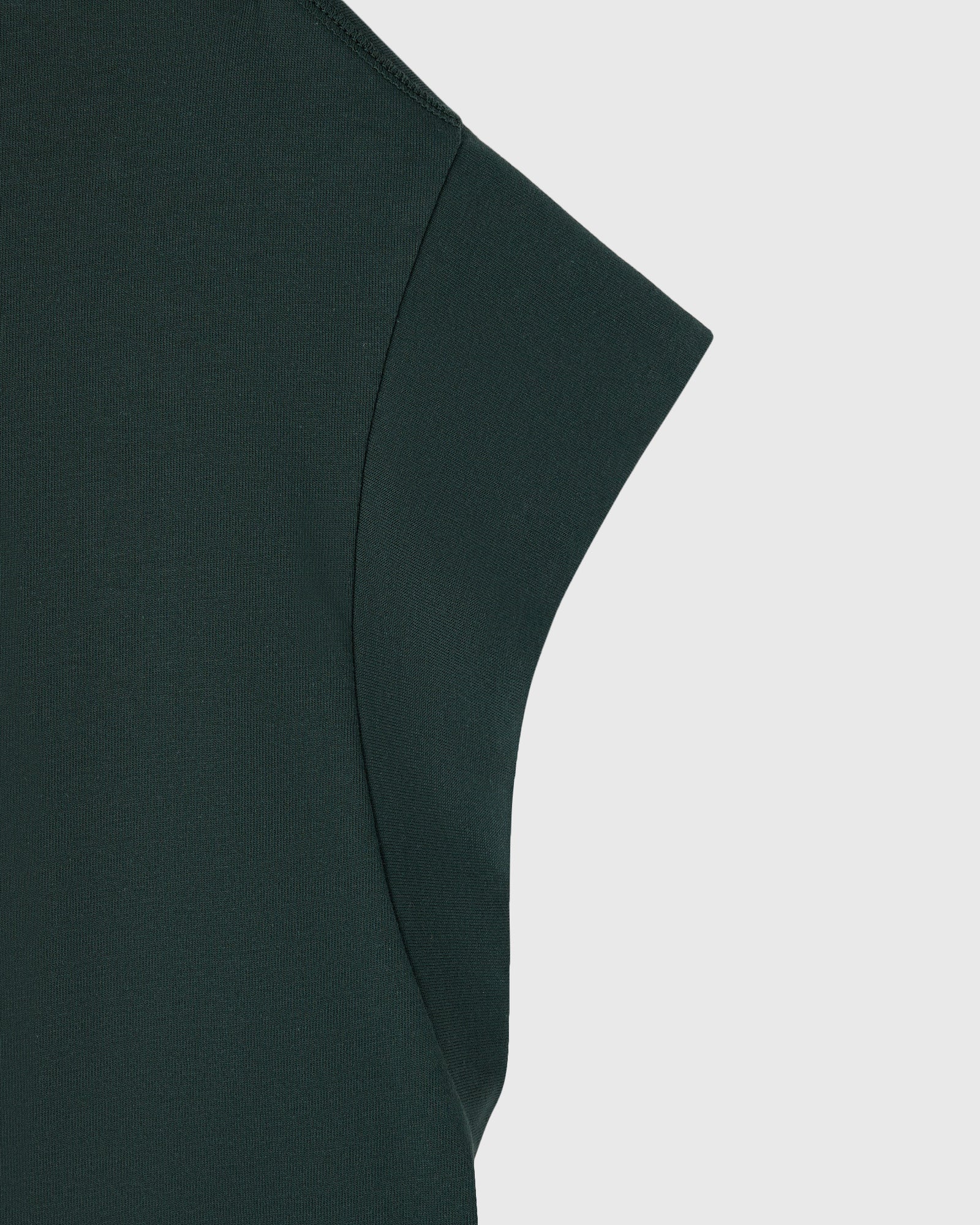 Runner Mesh Print Muscle Tee Midnight Green