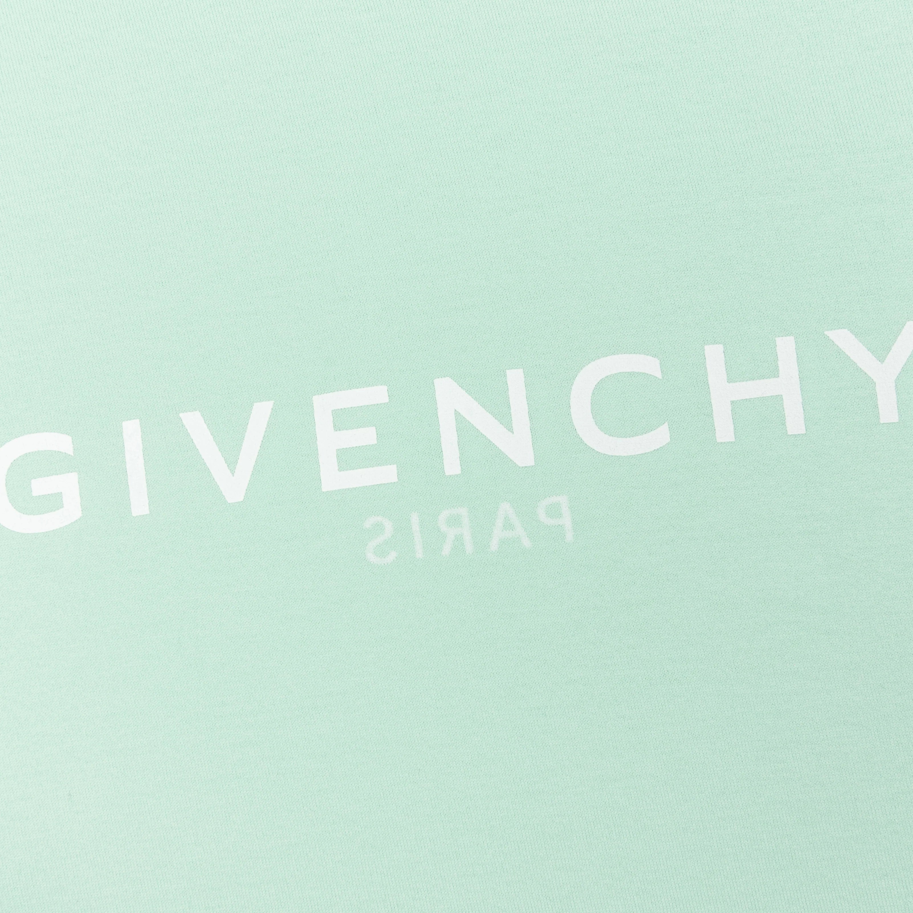 Slim Fit Reverse Print T Shirt Aqua Green