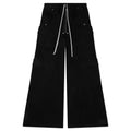 Double Cargo Jumbo Belas Pants Black