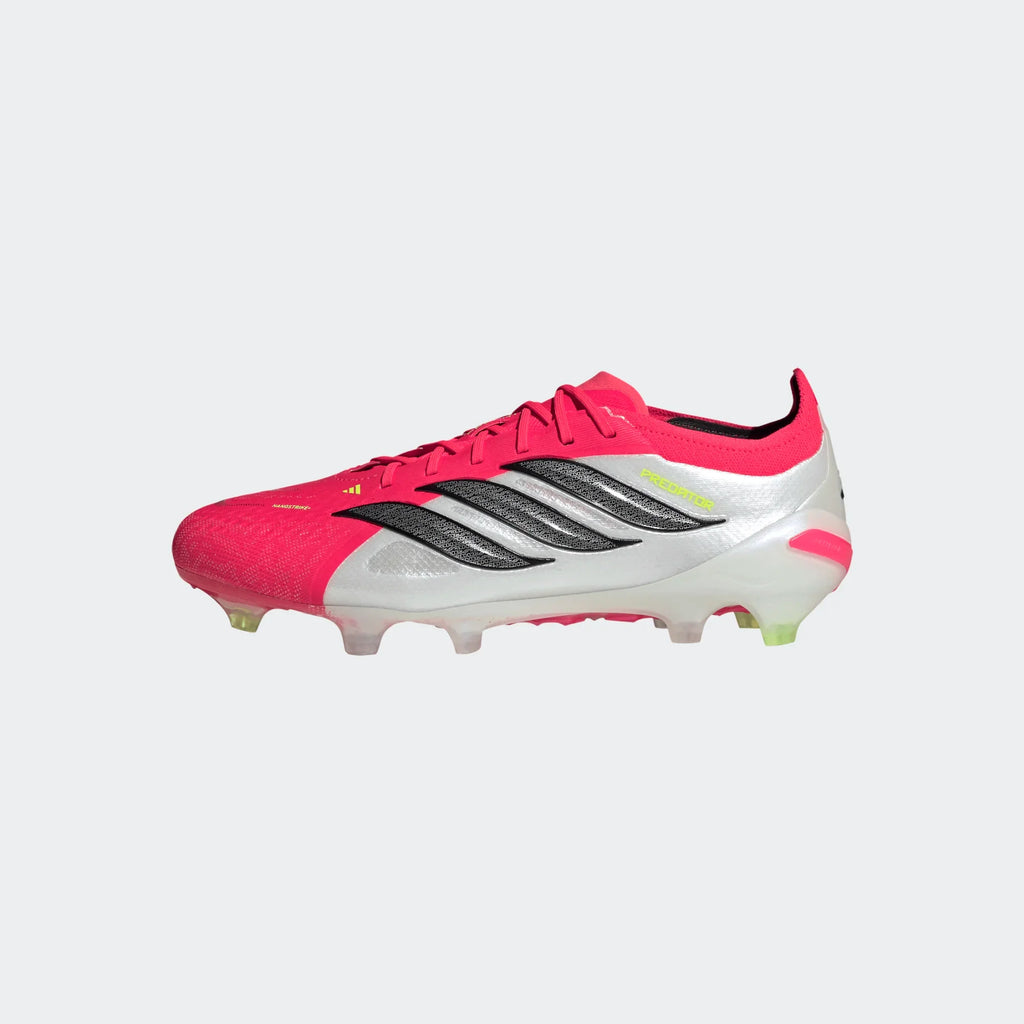 adidas Predator Elite FG Firm Ground Mens Soccer Cleats Lucid Red Black White