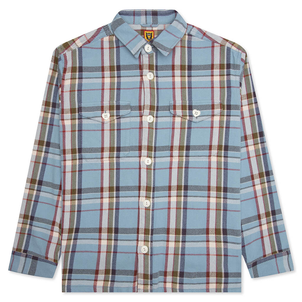 Check Shirt Blue