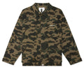1st Camo Heavy Washed Multi Pocket Cargo L S Shirt Green