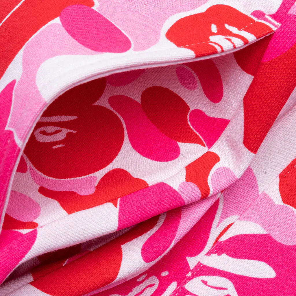 ABC Camo Shark Sweat Shorts Pink