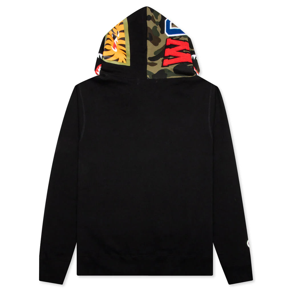 Shark Full Zip Hoodie Black