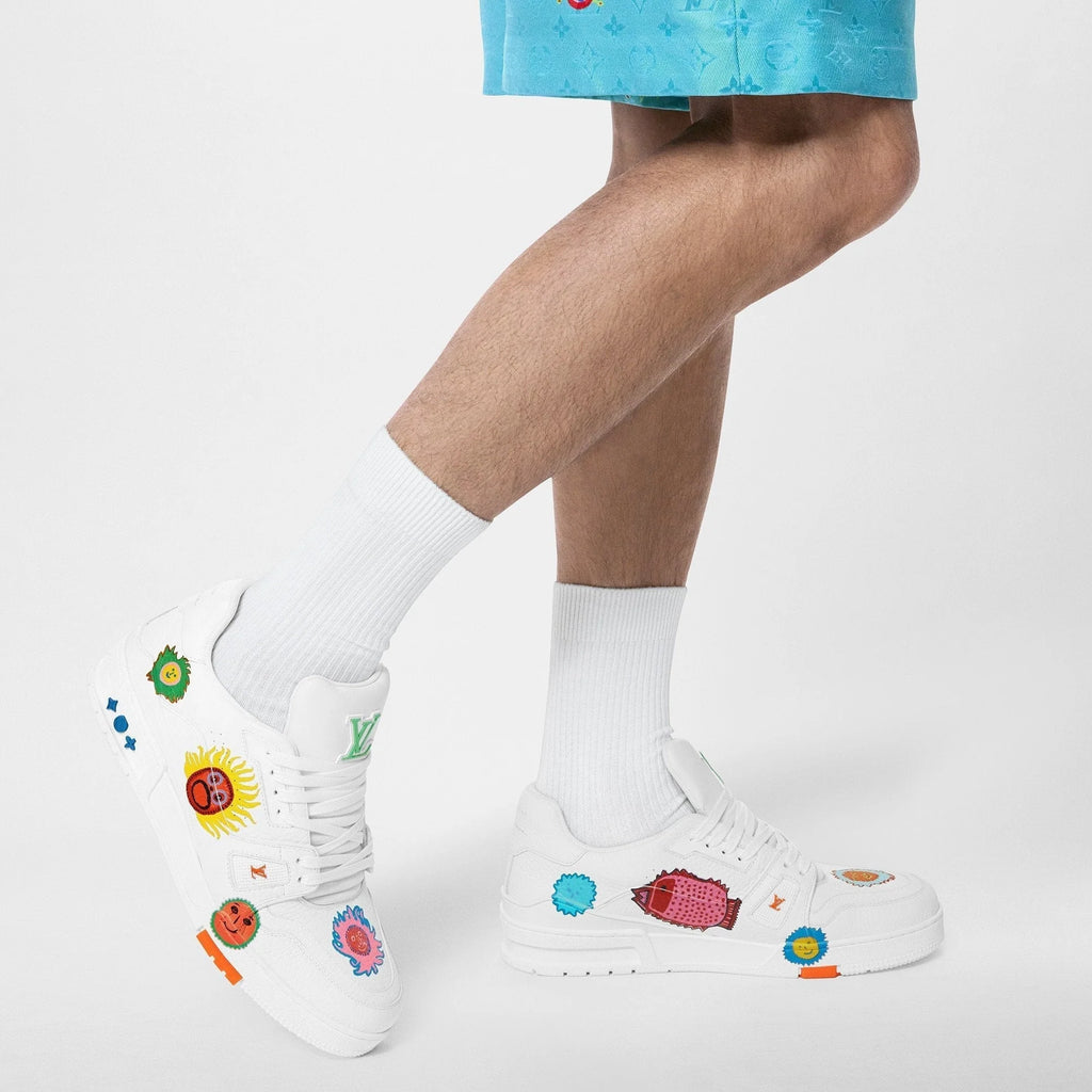 Louis Vuitton x Yayoi Kusama Trainer White Print
