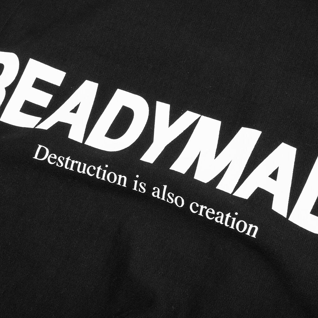 Smile Hoodie Black