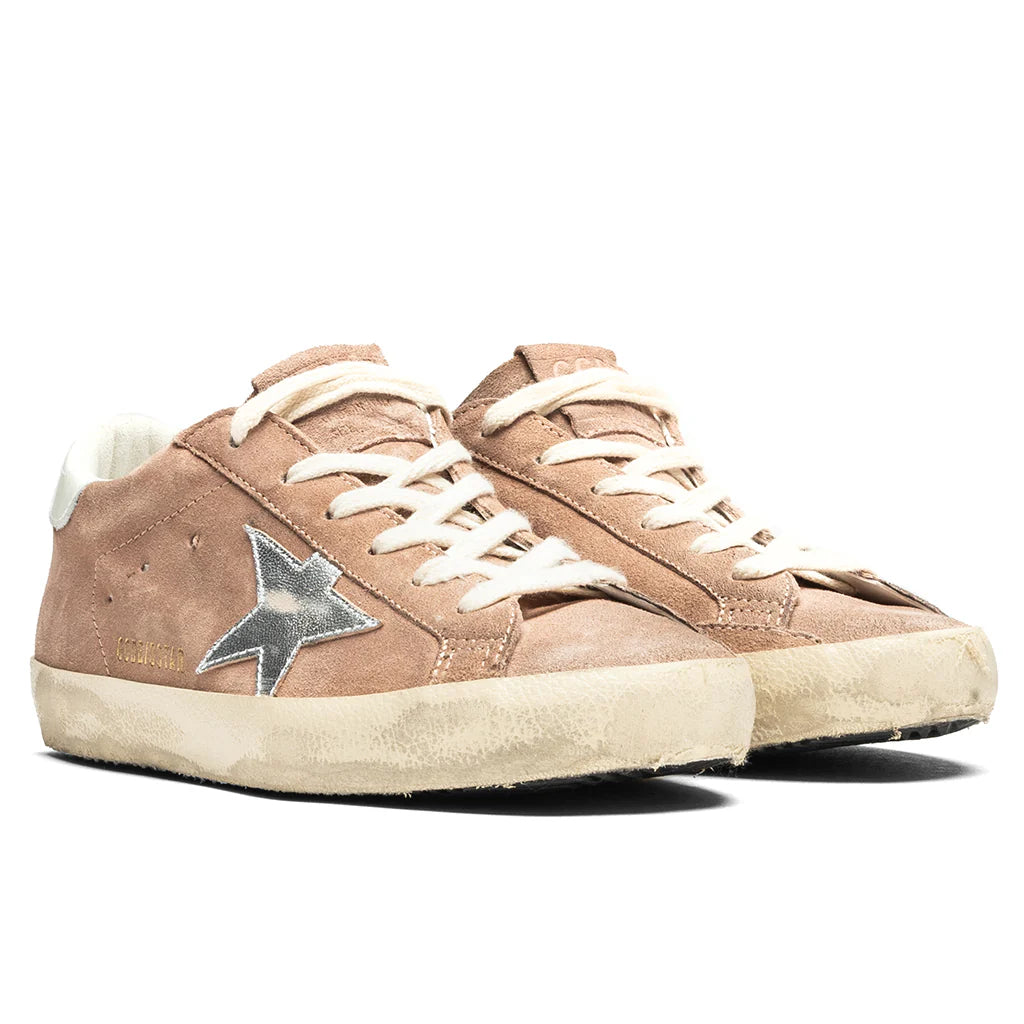 Womens Super Star Pink Silver White