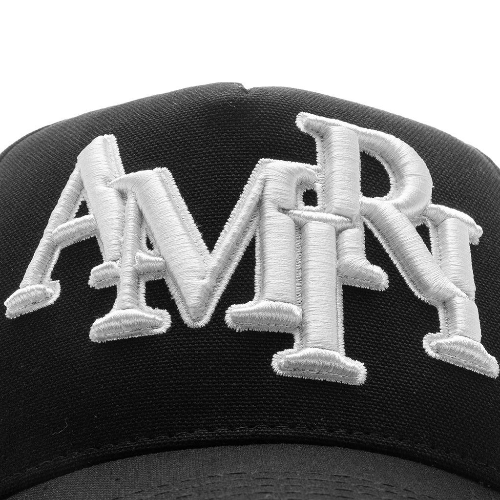 Staggered Amiri Canvas Hat Black