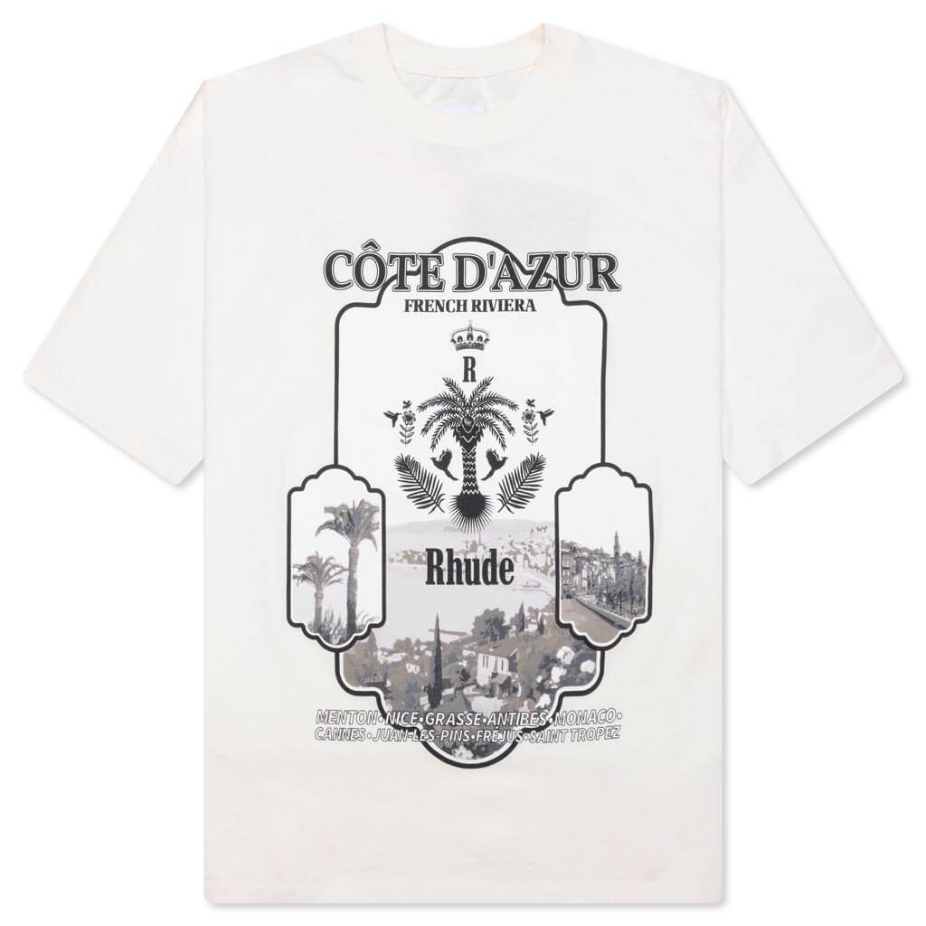 Azur Mirror Tee Vintage White