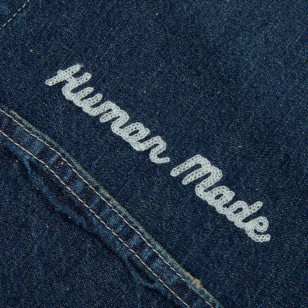 Denim Coverall Jacket Indigo