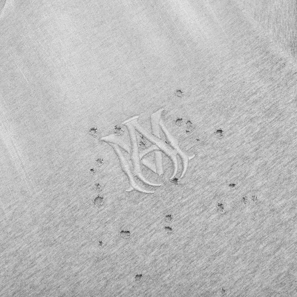 Ma Shotgun Embroidered Tee Grey