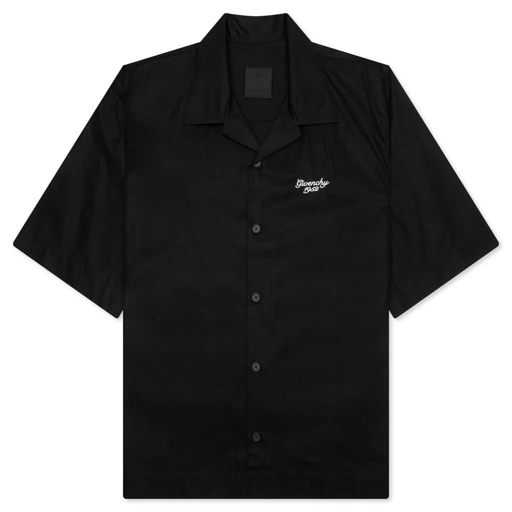 1952 Poplin Boxy Fit Shirt Black
