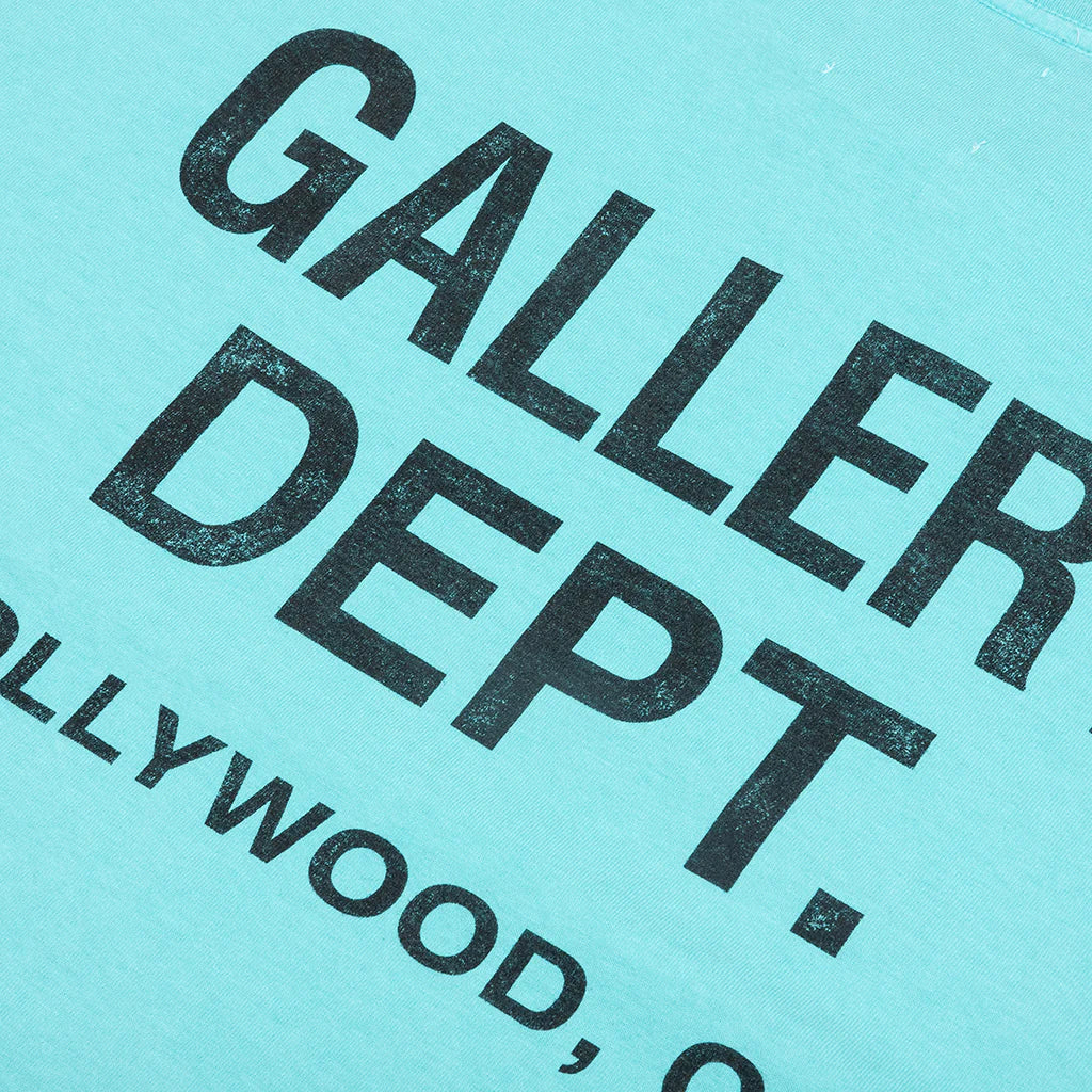 Vintage Souvenir Tee Light Teal