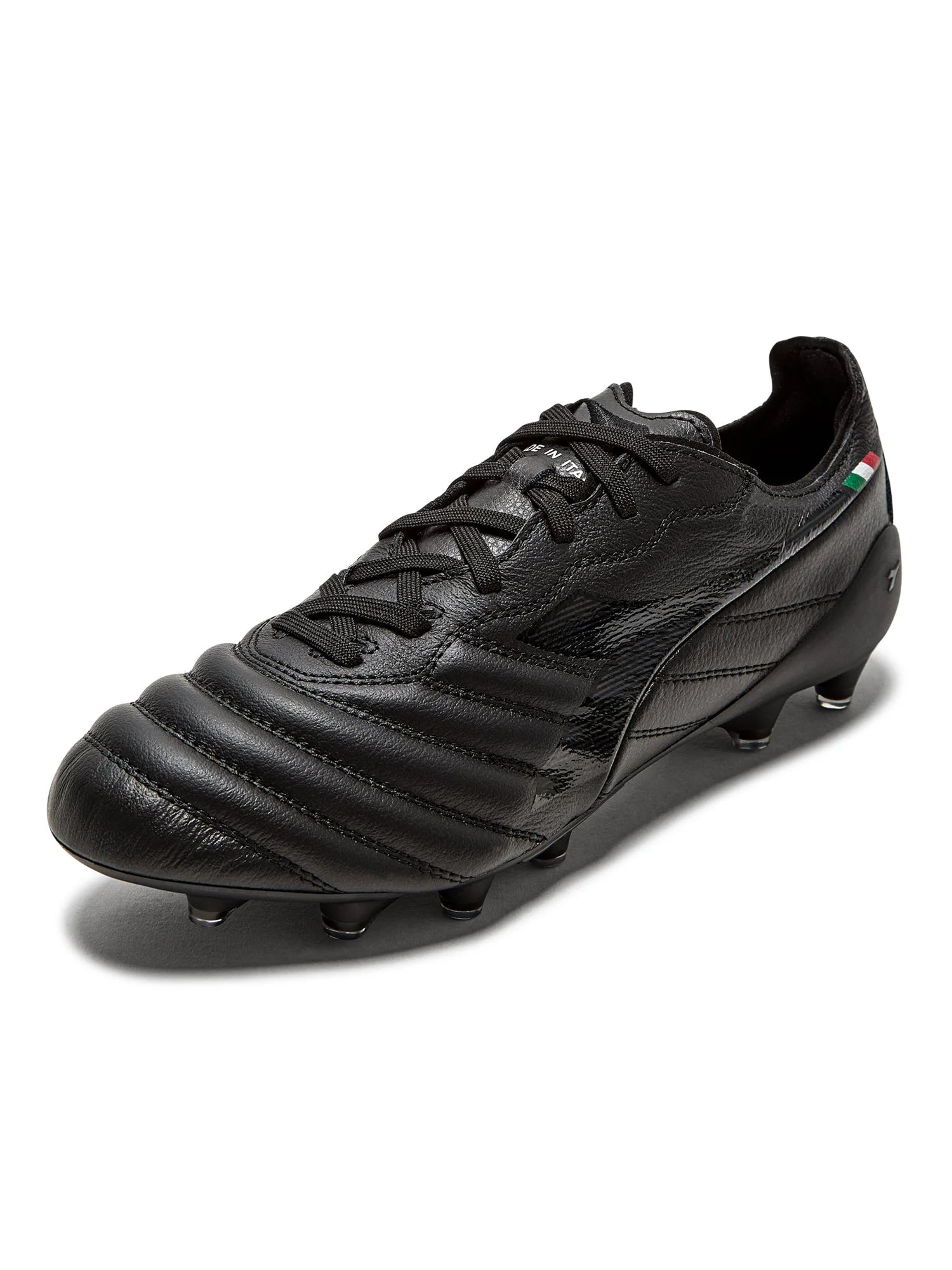 Diadora Brasil Elite Tech ITA LPX FG Firm Ground Soccer Cleats Black Black