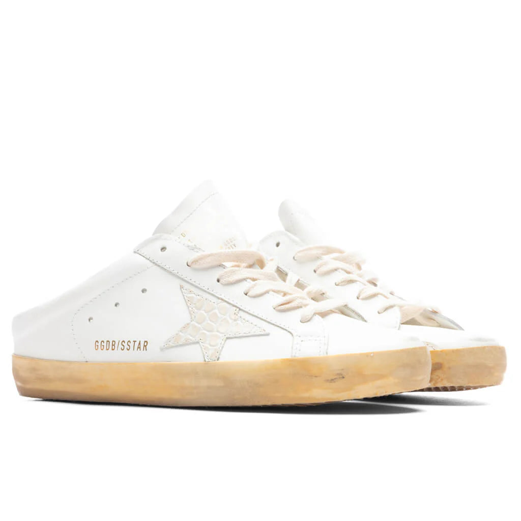 Womens Super Star Sabot White Ivory