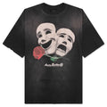 Theatre Masks Oversized Tee Black