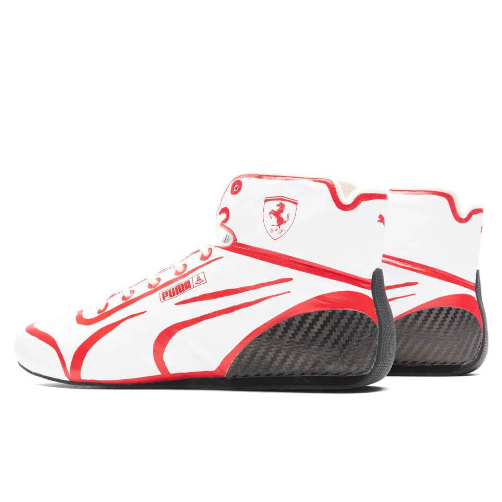 Scuderia Ferrari Speedcat Pro x Joshua Vides Driving Shoes White