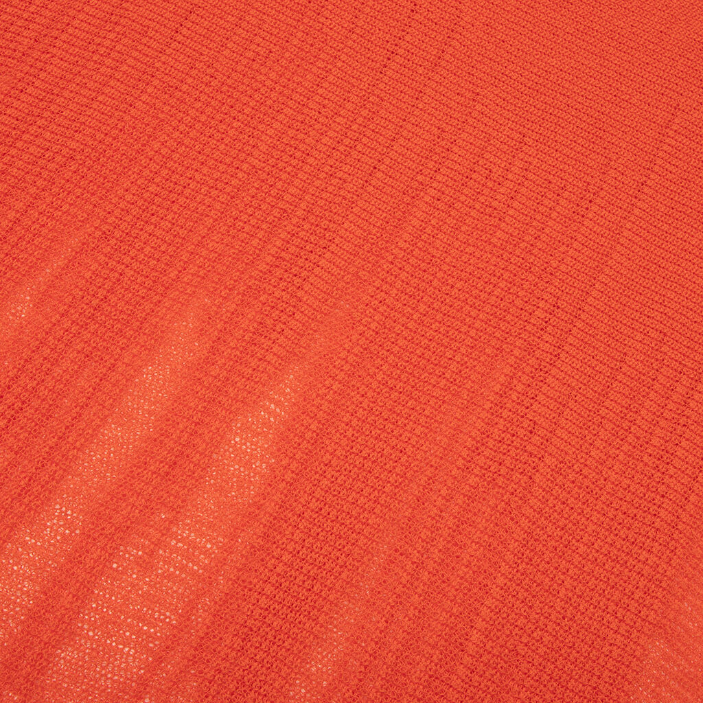 Brush Close Up Knit Sweater Vest Florence Orange